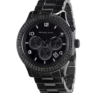 Michael Kors Mk 5360 black ceramic watch